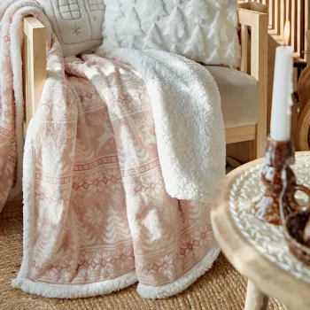 Patura Bargo, Homla, 150x200 cm, poliester, roz imagine