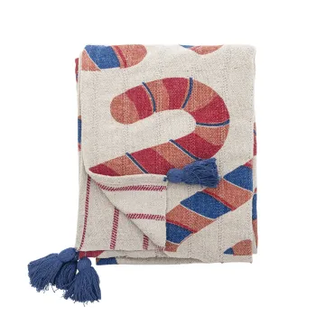 Patura, Bloomingville, Candice, 160x130 cm, amestec bumbac, multicolor imagine