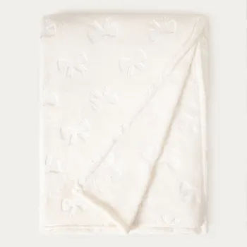 Patura Bowelle, Homla, 150x200 cm, poliester, ecru imagine