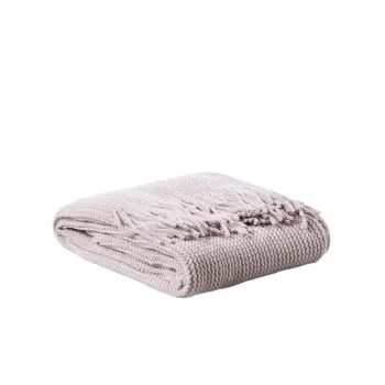 Patura Chenille, Homla, 130x170 cm, poliester, taupe imagine