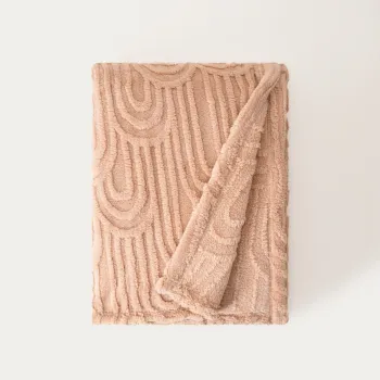 Patura Darin, Homla, 150x200 cm, poliester, bej imagine