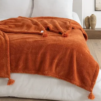 Patura Double, Puffy Wellsoft - Tile Red, DC Home, Poliester imagine