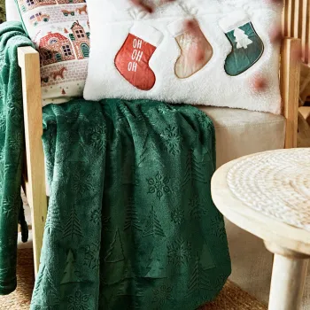 Patura Lollipop, Homla, 150x200 cm, poliester, verde imagine