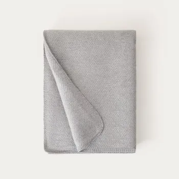 Patura Mallow, Homla, 150x200 cm, bumbac/acril/poliester, gri imagine