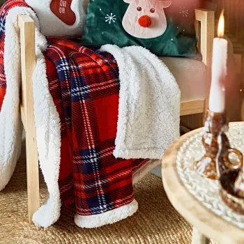 Patura Manta, Homla, 150x200 cm, poliester, rosu imagine