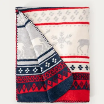 Patura Nora, Homla, 150x200 cm, bumbac/acril/poliester, multicolor imagine