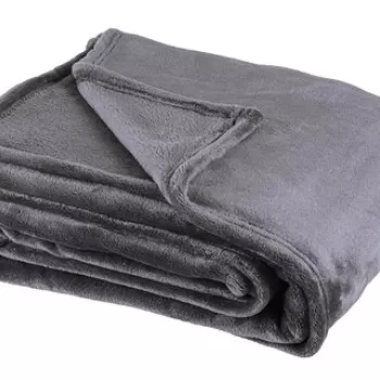 Patura Penelopa, Bizzotto, 150x200 cm, 100% poliester, gri imagine