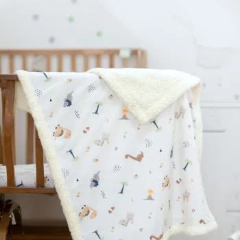 Patura pentru bebelusi, Dinozor, Wheeppo, Bumbac Ranforce imagine