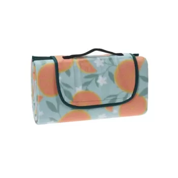 Patura pentru picnic Orange, 130x150 cm, poliester, verde imagine