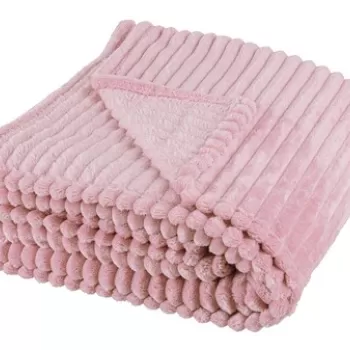 Patura Rachele, Bizzotto, 150x200 cm, 100% poliester, roz imagine