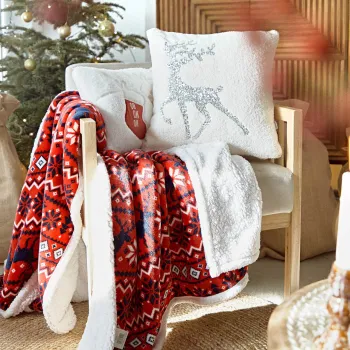 Patura Sega, Homla, 150x200 cm, poliester, rosu imagine