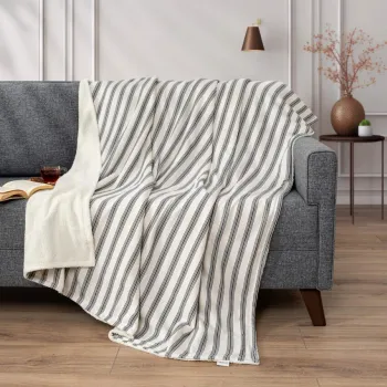 Patura Single, Soren Wellsoft - Black, DC Home, Bumbac/poliester imagine