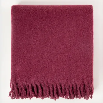 Patura Tain, Homla, 150x200 cm, poliester/lana, visiniu imagine