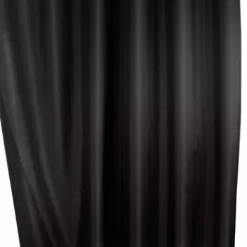Perdea de dus anti-mucegai, Wenko, Single-colour, 180 x 200 cm, poliester, negru imagine
