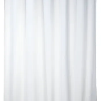 Perdea de dus, Wenko, 180 x 200 cm, 100% poliester, alb imagine