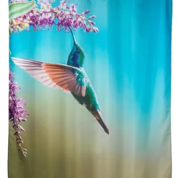 Perdea de dus, Wenko, Managua, 180 x 200 cm, poliester, multicolor imagine