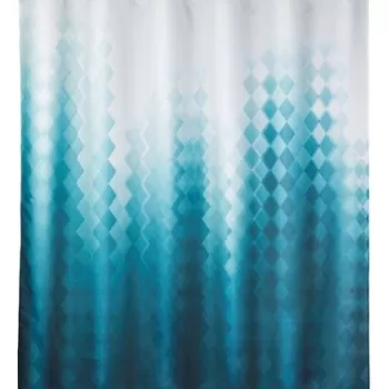 Perdea de dus,Wenko, Tullin, 180 x 200 cm, poliester, multicolor imagine