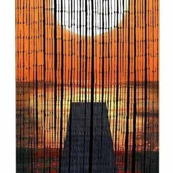 Perdea decorativa pentru usa, Maximex, Bamboo, hand-made, 90 x 200 cm, bambus, multicolor imagine