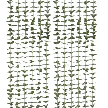 Perdea decorativa pentru usa Maximex, Leaf, 90x1x190 cm, poliester, verde imagine