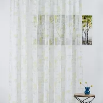 Perdea Mendola Interior, Zina, 300x260 cm, poliester, verde imagine