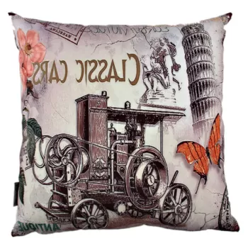 Perna decorativa, A10800, 43x43 cm, 50% Bumbac / 50% Poliester, Multicolor imagine