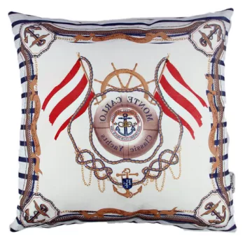 Perna decorativa, A10802, 43x43 cm, 50% Bumbac / 50% Poliester, Multicolor imagine