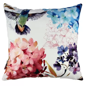 Perna decorativa, A10816, 43x43 cm, 50% Bumbac / 50% Poliester, Multicolor imagine