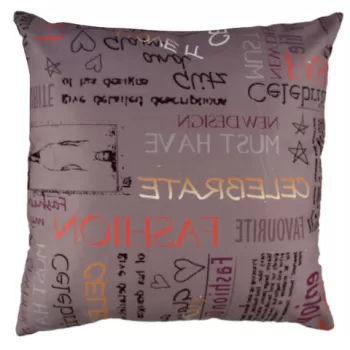 Perna decorativa, A10846, 43x43 cm, 50% Bumbac / 50% Poliester, Multicolor imagine