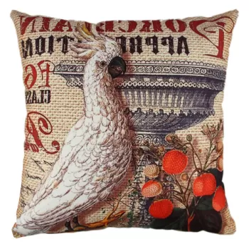 Perna decorativa, A10847, 43x43 cm, 50% Bumbac / 50% Poliester, Multicolor imagine