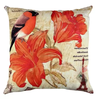 Perna decorativa, A10849, 43x43 cm, 50% Bumbac / 50% Poliester, Multicolor imagine