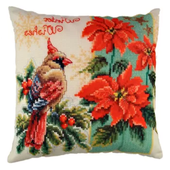 Perna decorativa, A10850, 43x43 cm, 50% Bumbac / 50% Poliester, Multicolor imagine