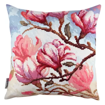 Perna decorativa, A10969, 43x43 cm, 50% Bumbac / 50% Poliester, Multicolor imagine