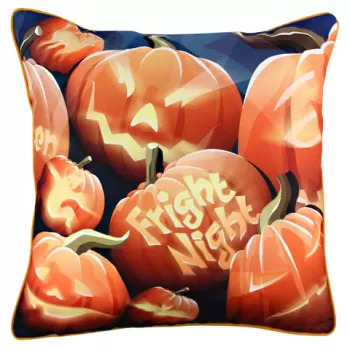 Perna decorativa, A10970, 43x43 cm, 50% Bumbac / 50% Poliester, Multicolor imagine