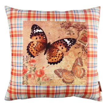 Perna decorativa, A10996, 43x43 cm, 50% Bumbac / 50% Poliester, Multicolor imagine