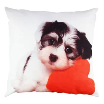 Perna decorativa, A11042, 43x43 cm, 50% Bumbac / 50% Poliester, Multicolor imagine