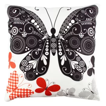 Perna decorativa, A11061, 43x43 cm, 50% Bumbac / 50% Poliester, Multicolor imagine