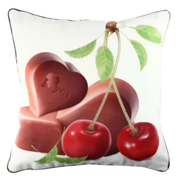 Perna decorativa, A11343, 43x43 cm, 50% Bumbac / 50% Poliester, Multicolor imagine