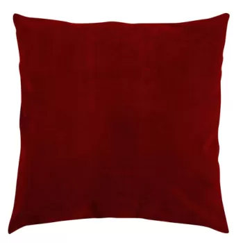 Perna decorativa, A11757, 43x43 cm, Poliester, Rosu imagine