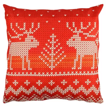 Perna decorativa, A11830, 43x43 cm, 50% Bumbac / 50% Poliester, Multicolor imagine