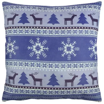 Perna decorativa, A11837, 43x43 cm, 50% Bumbac / 50% Poliester, Multicolor imagine