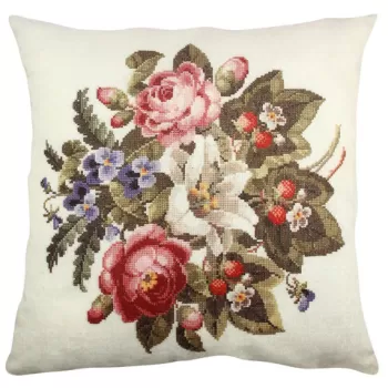 Perna decorativa, A11840, 43x43 cm, 50% Bumbac / 50% Poliester, Multicolor imagine