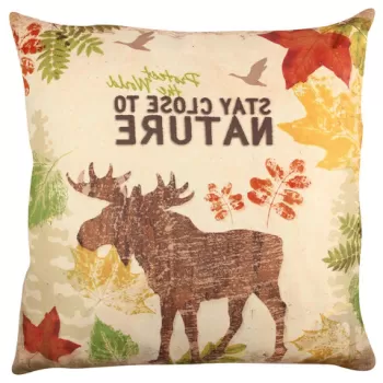 Perna decorativa, A11844, 43x43 cm, 50% Bumbac / 50% Poliester, Multicolor imagine