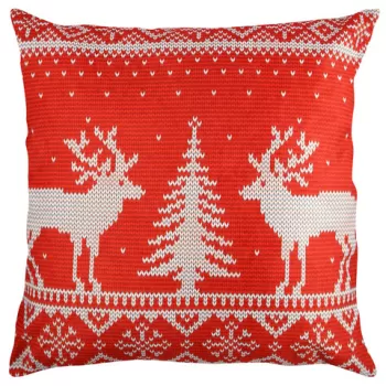 Perna decorativa, A11846, 43x43 cm, 50% Bumbac / 50% Poliester, Multicolor imagine