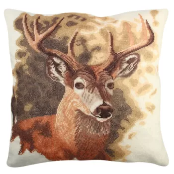 Perna decorativa, A11853, 43x43 cm, 50% Bumbac / 50% Poliester, Multicolor imagine