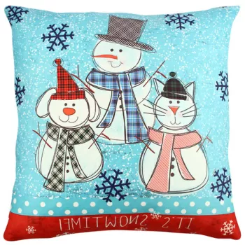 Perna decorativa, A11871, 43x43 cm, 50% Bumbac / 50% Poliester, Multicolor imagine