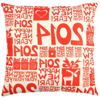 Perna decorativa, A11873, 43x43 cm, 50% Bumbac / 50% Poliester, Multicolor imagine