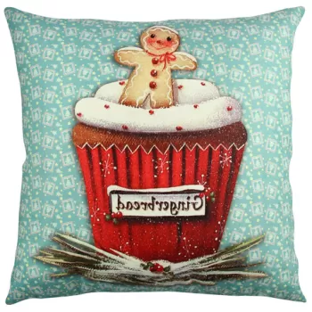 Perna decorativa, A11874, 43x43 cm, 50% Bumbac / 50% Poliester, Multicolor imagine