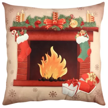 Perna decorativa, A11879, 43x43 cm, 50% Bumbac / 50% Poliester, Multicolor imagine