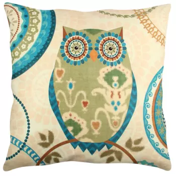 Perna decorativa, A11883, 43x43 cm, 50% Bumbac / 50% Poliester, Multicolor imagine