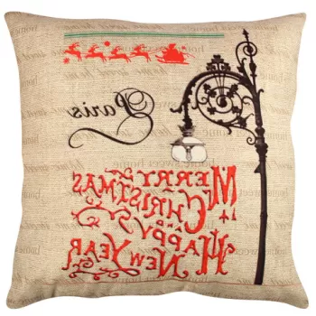 Perna decorativa, A11902, 43x43 cm, 50% Bumbac / 50% Poliester, Multicolor imagine